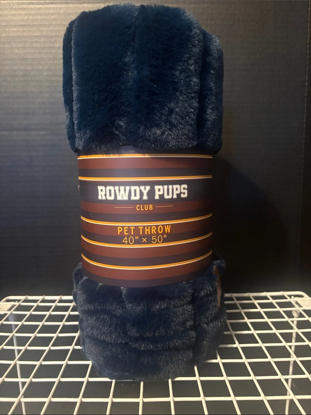 Navy Pet Throw - Plush Comfort for Dogs